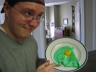 Not So Tasty Green Sunny Side Up