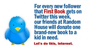 Follow First Book on Twitter!