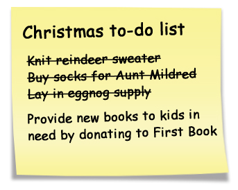 Donate to First Book to provide new books to kids in need
