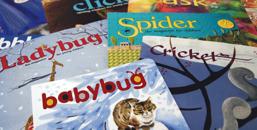 Cricket, Ladybug, Spider and More: First Book Brings Award-Winning Children's Magazines to Kids in Need