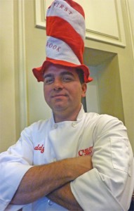 CAKE BOSS Buddy Valastro in his First Book hat