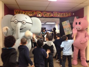 Elephant & Piggie celebrating Friendiversary with Mo Willems, Peck & First Book
