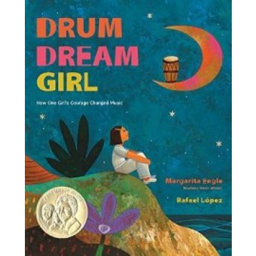 Dream Drum Girl Children's picture book diverse kids book on music